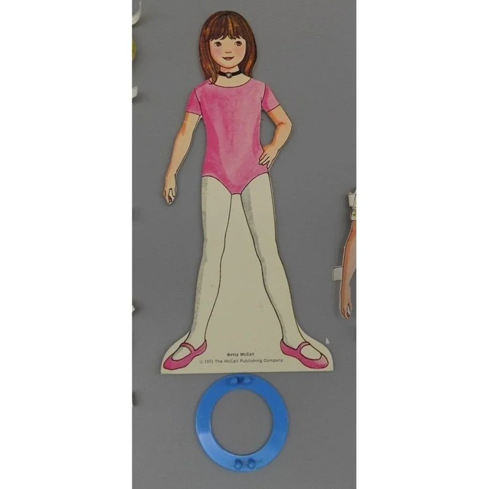 Orig Betsy McCall 1971 Paper Dolls with Nice Box 99% Complete Whitman Vintage